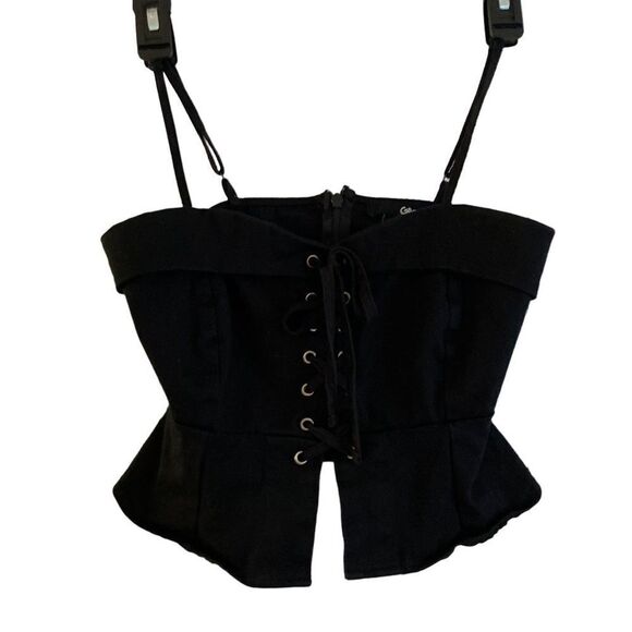 Gbg Los Angeles Top Women’s Black Size Small - Picture 1 of 5